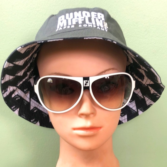 Fendi FS1014M 961 125 White & Black Sunglasses main image 11